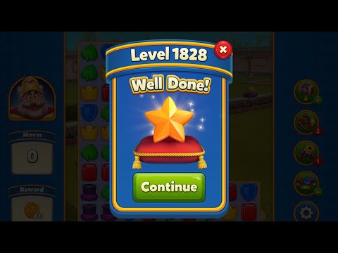 Royal Match - King Robert - Level 1828