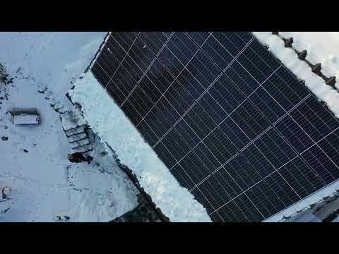 Solar Panel Inspektion 02.2025 mit Ausblick auf den Bodensee in 4K