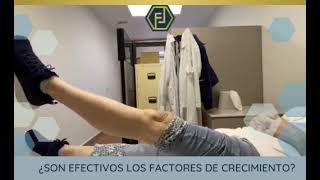 ¿Son efectivas las infiltraciones de factores de crecimiento