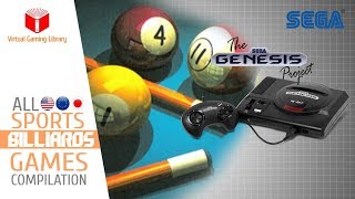 All SEGA Genesis/Mega Drive Billiards Games Compilation - Every Game (US/EU/JP/BR)