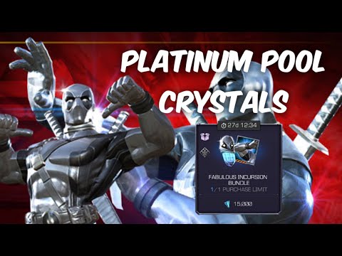 Platinumpool Crystal Opening | Fabulous Incursion Bundle | Marvel Contest Of Champions