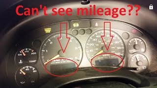 How to Fix Non Working Odometer and Gear Selector Display - Chevy S10, Blazer, Silverado