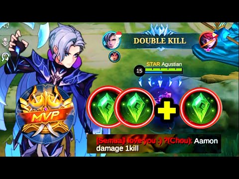 Aamon 1hit damage 🔥 best build aamon tersakit 2022 gameplay aamon - mobile legends