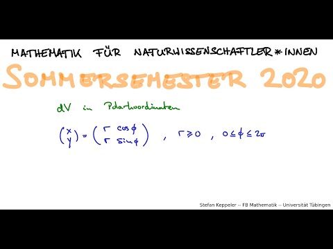 Integration in krummlinigen Koordinaten 6 - Beispiel: Volumenelement in Polarkoordinaten