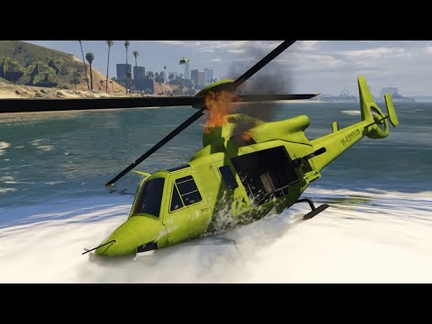 HELICOPTER LOST CONTROL  |  GTA 5 ENGINE FAILURES