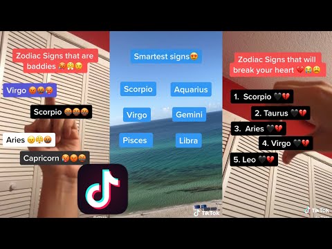 Zodiac Signs TikTok Compilation - YouTube