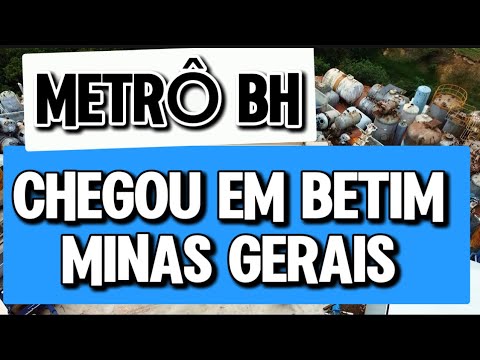 METRÔ BH CHEGOU NA CIDADE DE BETIM MINAS GERAIS BRASIL.