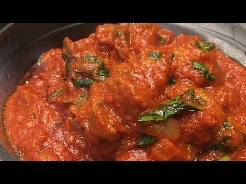 Nigerian tomato stew with Gizzards