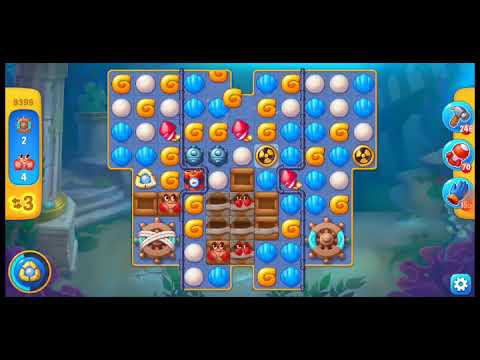 Fishdom. 9399 level no boosters and diamonds. 10 moves