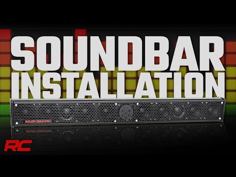 Installing Premium 10-Speaker, 300-watt Soundbar