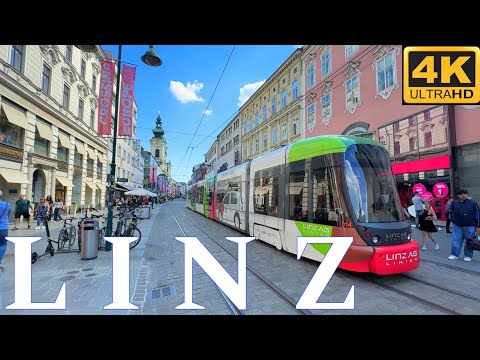Linz Austria 🇦🇹 May 2025 - Walking Tour 4K UHD