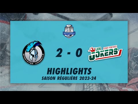 Spartiates de Marseille 2-0 Jokers de Cergy-Pontoise - Highlights - Synerglace Ligue Magnus 2023/24