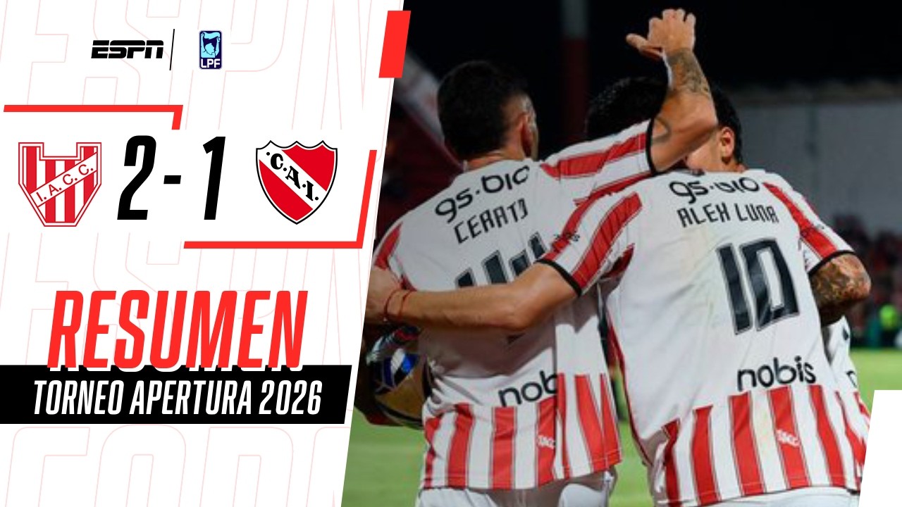 TRIUNFAZO DE INSTITUTO: LA GLORIA SE LO DIO VUELTA AL ROJO | Instituto 2-1 Independiente | RESUMEN