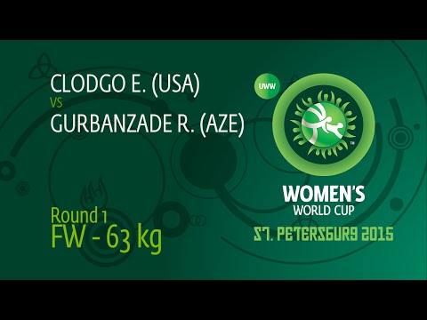 63 kg - Erin Elizabeth CLODGO (USA) df. Ragneta GURBANZADE (AZE), 7-2