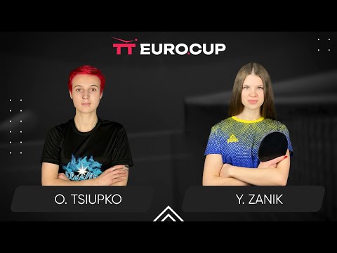 19:40 Oleksandra Tsiupko - Yulianna Zanik 21.09.2024 TT Euro.Cup Women Ukraine Star. TABLE 3