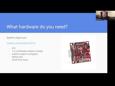 tinyML Talks - Pete Warden: Getting started with TinyML