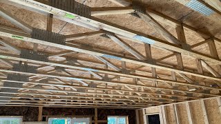 Floor Trusses from Menards install