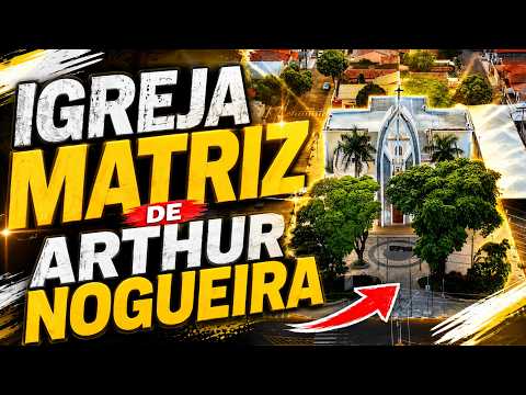 🚁😱 A IGREJA MATRIZ DE ARTUR NOGUEIRA COMO VOCÊ NUNCA VIU! | DJI Mini 5 Pro