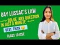 Gay Lussac S Law Class 10 ICSE Mole Concept Stoicheometry Tapur Omar Chemistry Boardexam