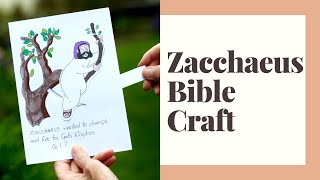 Zacchaeus Craft | Bible Crafts for Kids | Sunday School