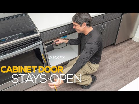 How to Fix a Cabinet Door that stays open