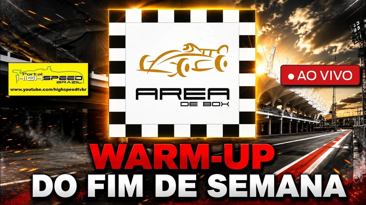 🔧 ÁREA DE BOX | F1, Nascar, Endurance Brasil, Copa HB20, Arena Cross, Zanoello Cup, Kart  | Ao Vivo