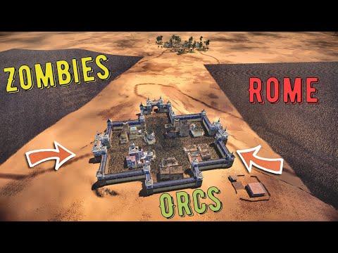 Battle For Castle: Orcs - Zombies - Rome - UEBS 2