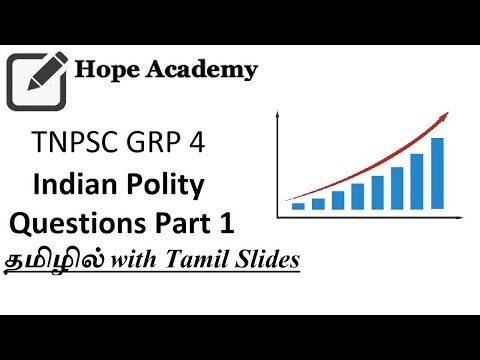 TNPSC Constitution / Indian PolityPart 1 - தமிழில் with Tamil slides