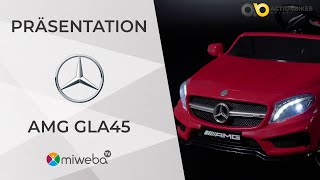 Kinder Elektroauto – Mercedes AMG GLA45 – Präsentation 🎬| Miweba [Deutsch]