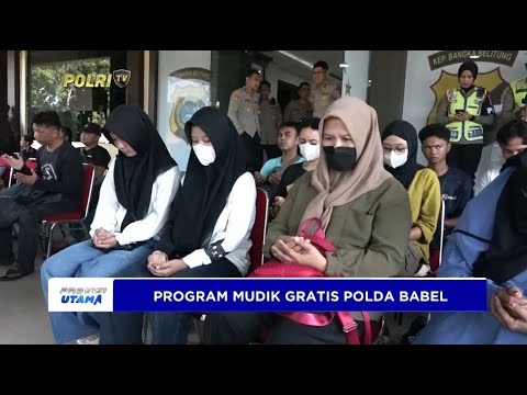 POLDA BANGKA BELITUNG LEPAS PEMUDIK GRATIS