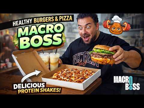 Guilt-Free Burgers, Pizza & Protein Shakes?! Macro Boss Food Review