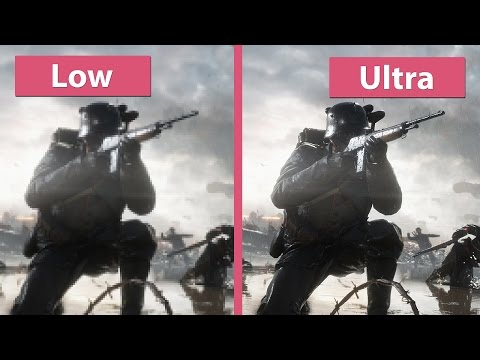 Battlefield 1 – PC Low vs. Ultra detailed Graphics Comparison & Analysis