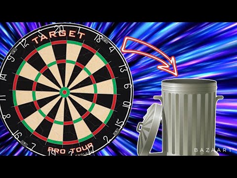 How long does a new board last for a Professional Dart players