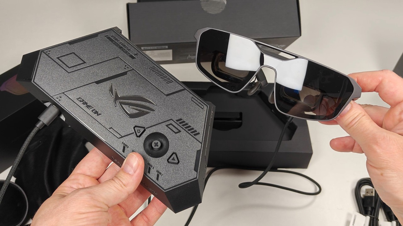Xreal ROG R1 unboxing and hardware tour: 240Hz micro-OLED smart glasses! - YouTube