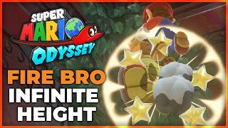 Flying with Fire Bros! | The Invincible Fire Bro Glitch In Super Mario Odyssey
