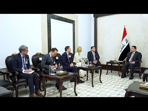 شاهد رئيس الوزراء العراقي يستقبل دوقة أدنبرة في بغداد