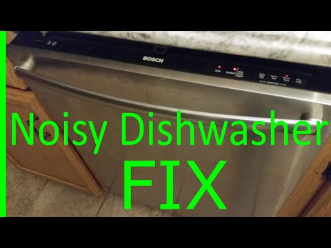 YouTube video about: How to make dishwasher quieter?