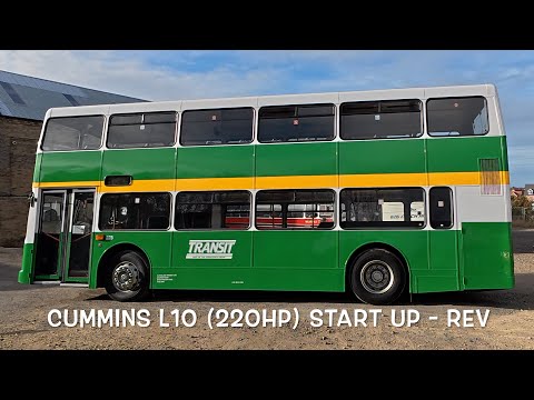 Cummins L10 Diesel Engine Volvo Olympian Northern Counties M223 SVN The Teesside 500 Group #bus