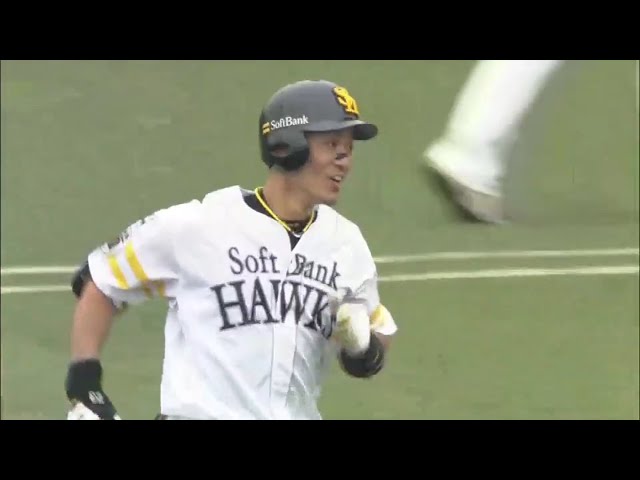 【ファーム】打った本人もビックリ!? ホークス・城所がソロホームランを放つ!! 2018/6/23 H-D(ファーム)
