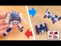 Micro brick easy to build combiner transformer mech - Blue Snow