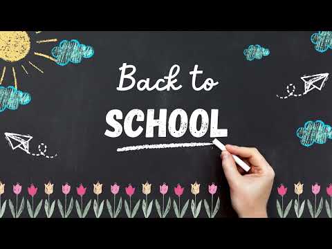 Chalkboard Back to School Screensaver