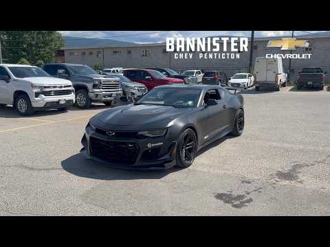 2022 Chevrolet Camaro 2dr Coupe ZL1 in Red for sale at Bannister Chevrolet Penticton in Penticton, BC
