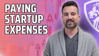 Can you pay for business startup costs with personal bank accounts?