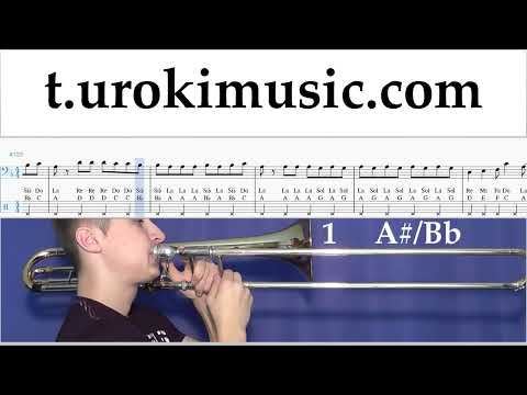 How to play SHAKIRA BZRP - Music Sessions #53 on Trombone Tabs Notes Solo