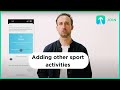 Adding Other Sports Activities To JOIN