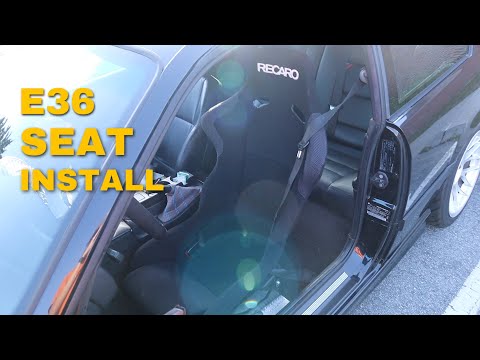 putting a Recaro seat in my E36 M3