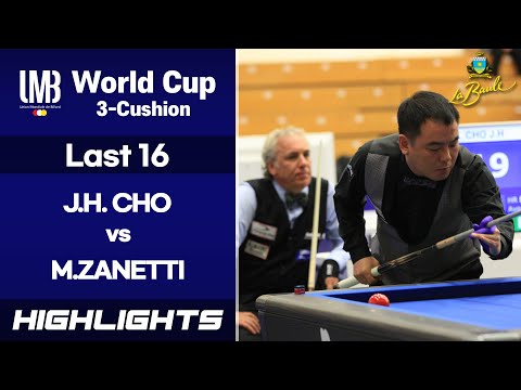 [La Baule World Cup 2016] Last 16 - CHO Jae Ho (KOR) vs Marco ZANETTI (ITA). H/L