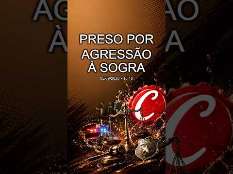 Homem arremessa pedras na sogra e é preso por violência doméstica