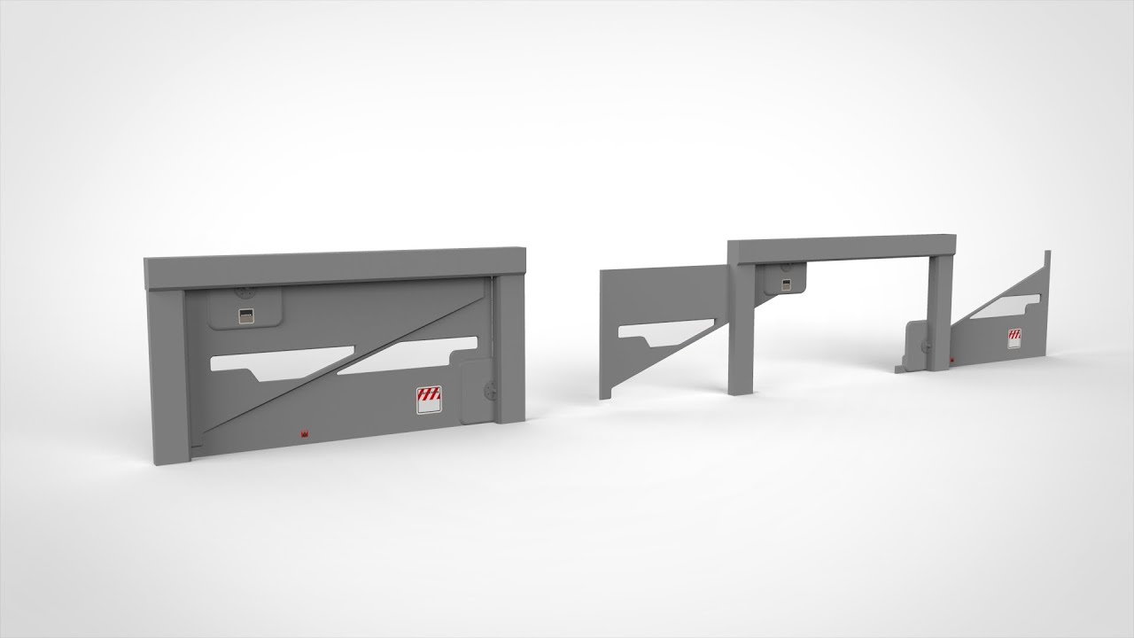 Sci fi door 2 3D Model