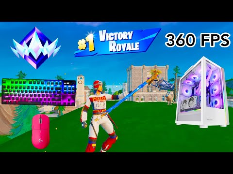 Fortnite Unreal Ranked Reload On PC | Keyboard & Mouse Gameplay | 360 FPS | 4K